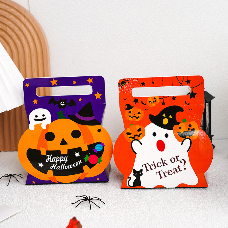 2022年ハロウィーンカボチャ幽霊砂糖箱2種類の包装ギフトボックス携帯ケースクッキーケース携帯ケース|undefined