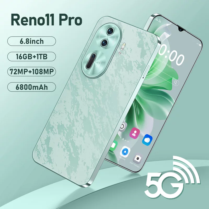 Reno11 Pro, новый мобильный телефон, 6.8" Incell экран, 2+16GB, Android 8.1, для внешней торговли
