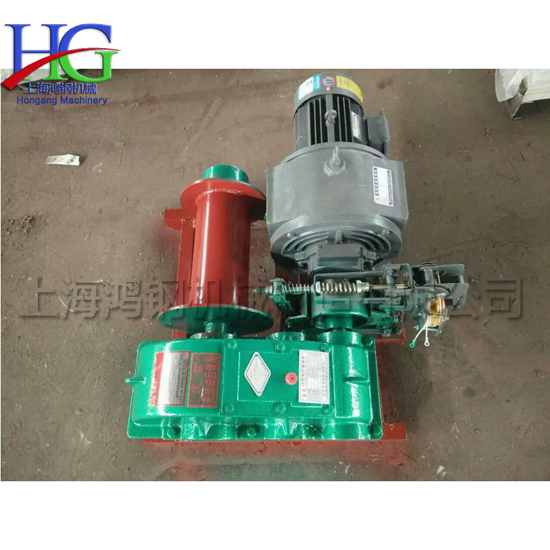 钢丝绳索牵引卷扬机 垂直水平倾斜方向起重机 货物装卸起升机