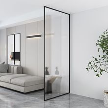 玻璃隔断不锈钢现代简约餐厅家用客厅玄关艺术卫生间屏风