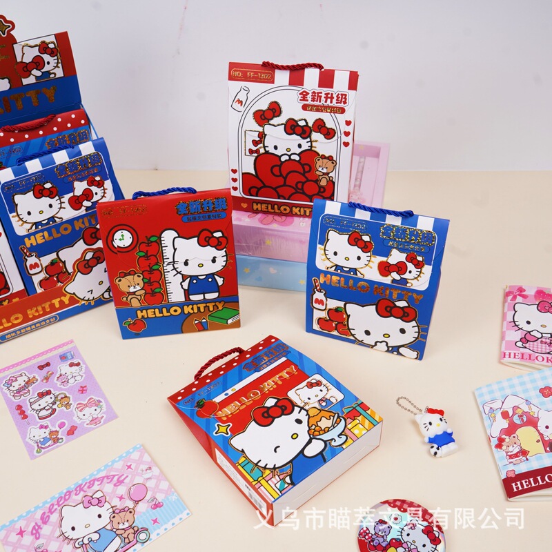 Cute New Hello Kitty Exquisite Blind Bag Cartoon Sanrio Notebook Student Cultural and Creative Gift Set Cute New Hello Kitty Exquisite Blind Bag Cartoon Sanrio Notebook Student Cultural and Creative Gift Set