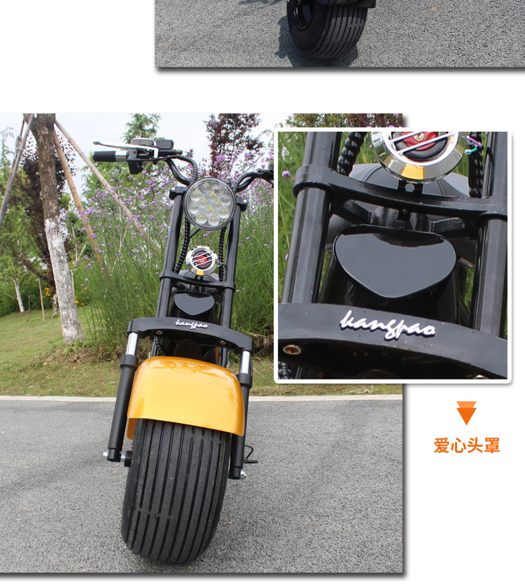 X2 Front and Rear Shock-Absorbing Two-Seater Electric Vehicle Battery Vehicle Power-Saving Electric Motorcycle Two-Wheel Motorcycle Adult Scooter
