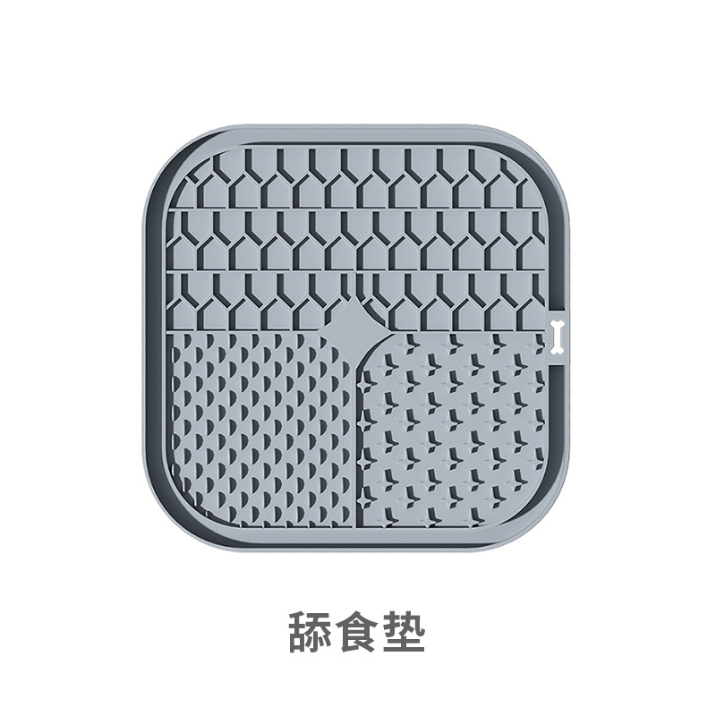 Pet Licking Pad, tazón de comida lenta para mascotas, almohadilla de alimentación para mascotas, múltiples especificaciones, plato de comida para perros pequeños, fábrica directa de platos de comida para perros