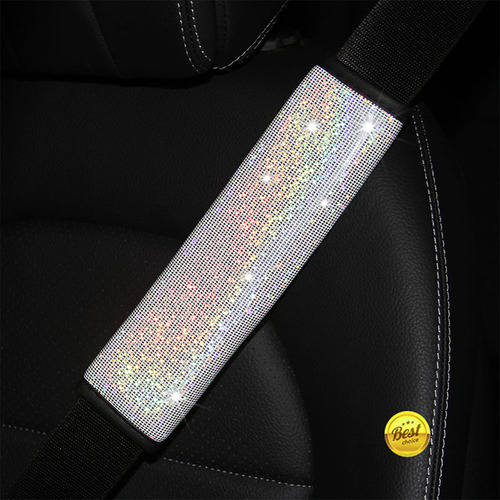 Seven-Color Starry Sky Gold Leather Car Seat Belt Shoulder Guard Protective Cover Cross-Border Trade AliExpress Amazon