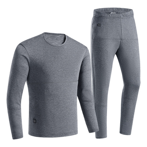 Smart electric heating clothing, heated and warm underwear set, heating and constant temperature long-sleeved winter cold-proof and warm-keeping tight trousers