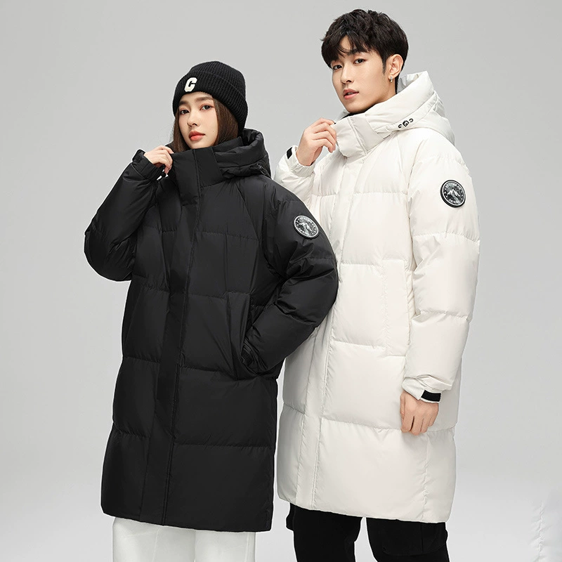 Утепленная куртка-пуховик унисекс средней длины, стандартная модель с капюшоном, для активного отдыха, работы на улице, спорта, трансформируемая, утолщенная для тепла.