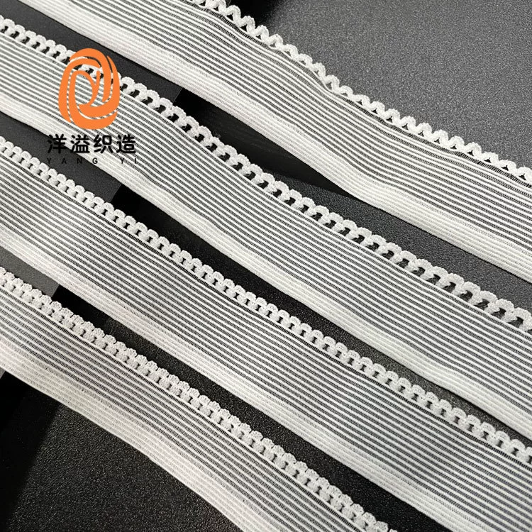 Кружевная эластичная резинка, вязаная кружевная эластичная лента, нижнее белье, подшивная лента, рыбья шелковая эластичная резинка