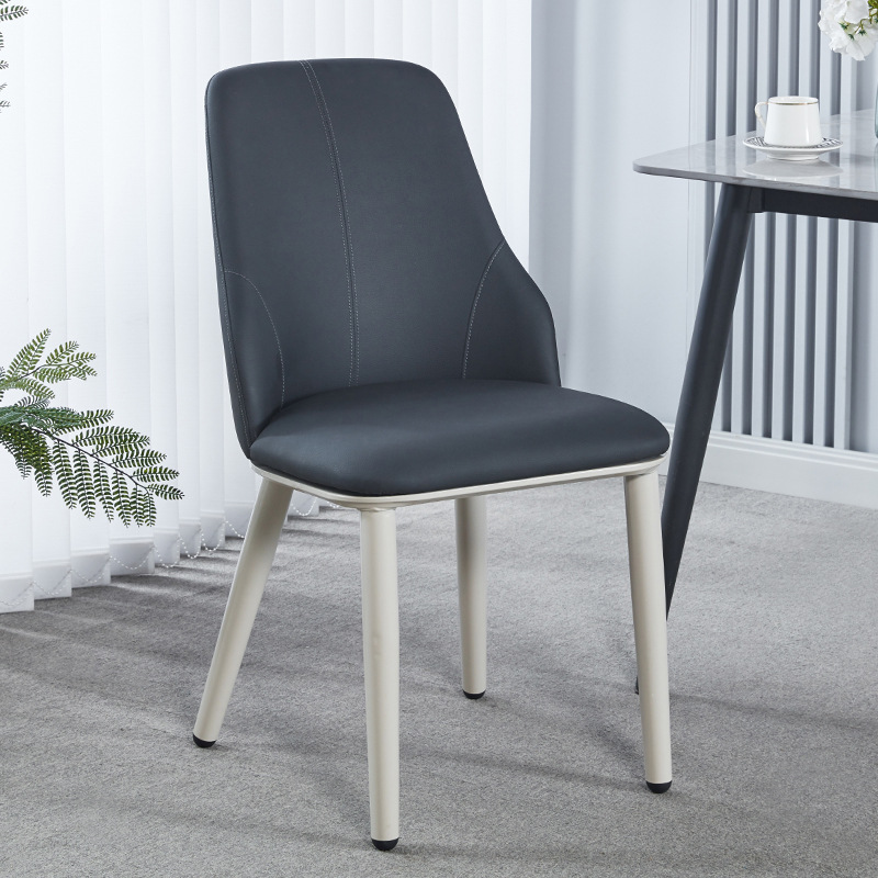 Silla de comedor moderna y simple silla de comedor de lujo ligera silla de comedor silla de mahjong confortable silla de recepción silla de hotel