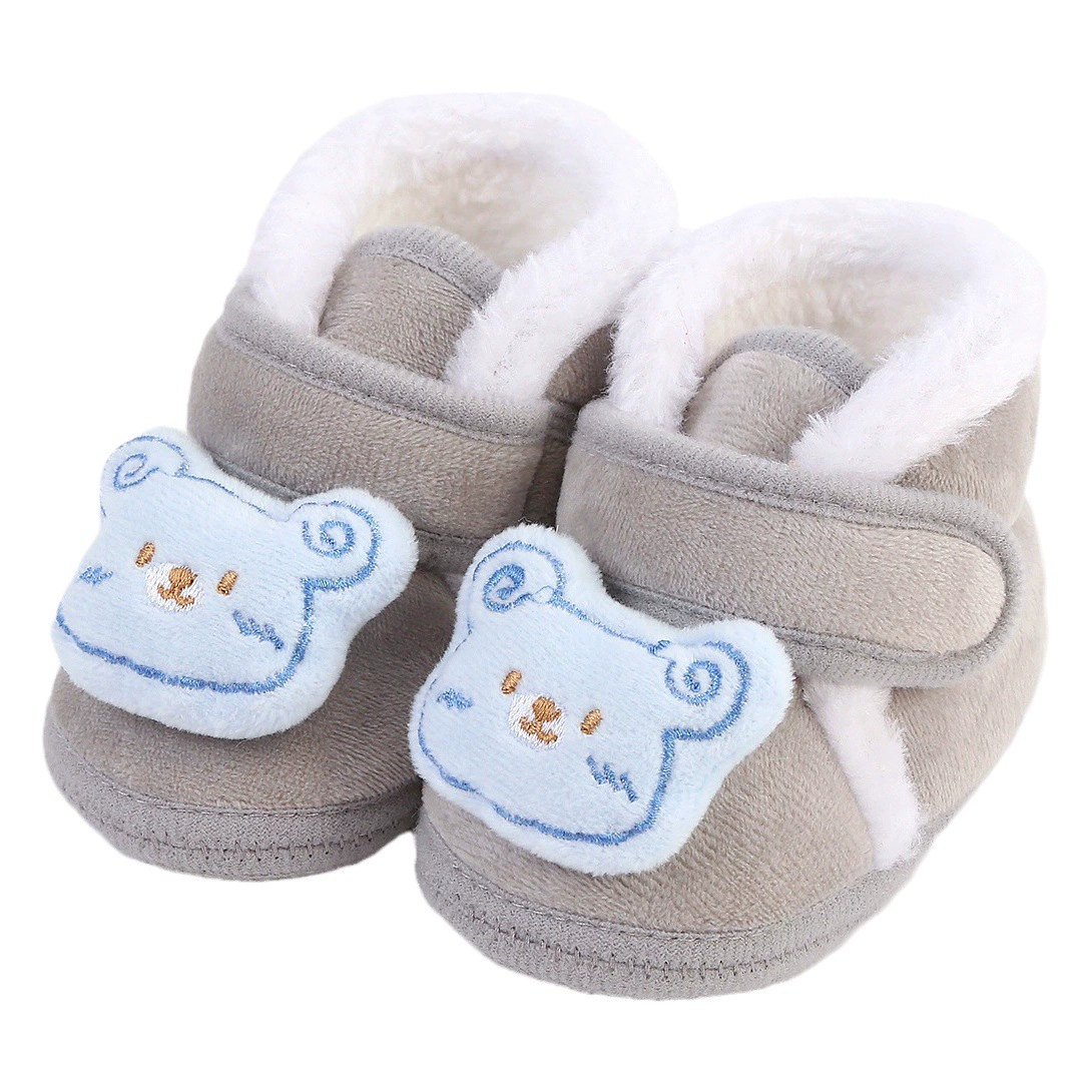 Детская зимняя обувь с высоким берцем на осень-год для прогулок на хлопковой подкладке, зимняя детская обувь с длинным верхом, детская обувь для малышей с мягкой подошвой