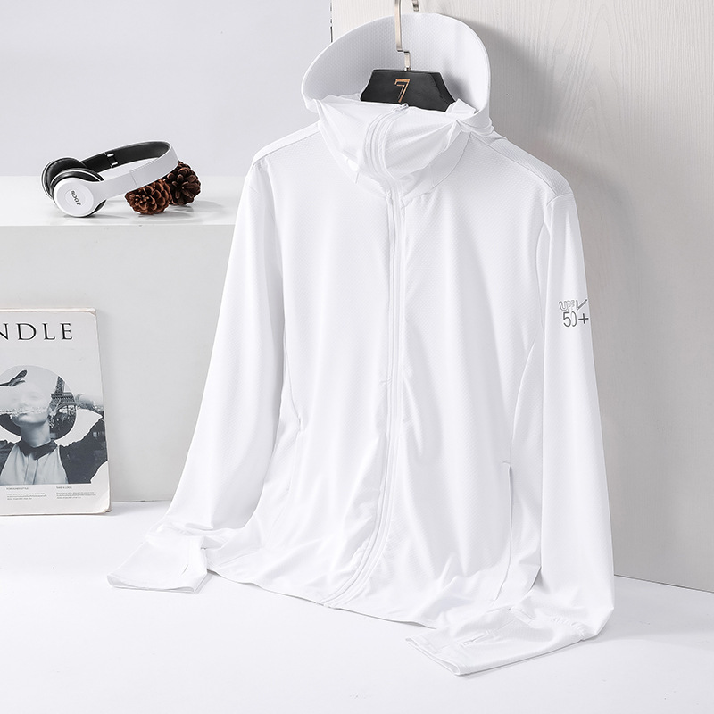 2023 nueva ropa de piel para hombres al aire libre ropa de protección solar pareja ropa de protección solar encapuchada mujer chaqueta de sombrilla de verano