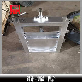 方口手动插板阀 手电一体两用闸阀 各种尺寸可做 烟气水泥闸阀