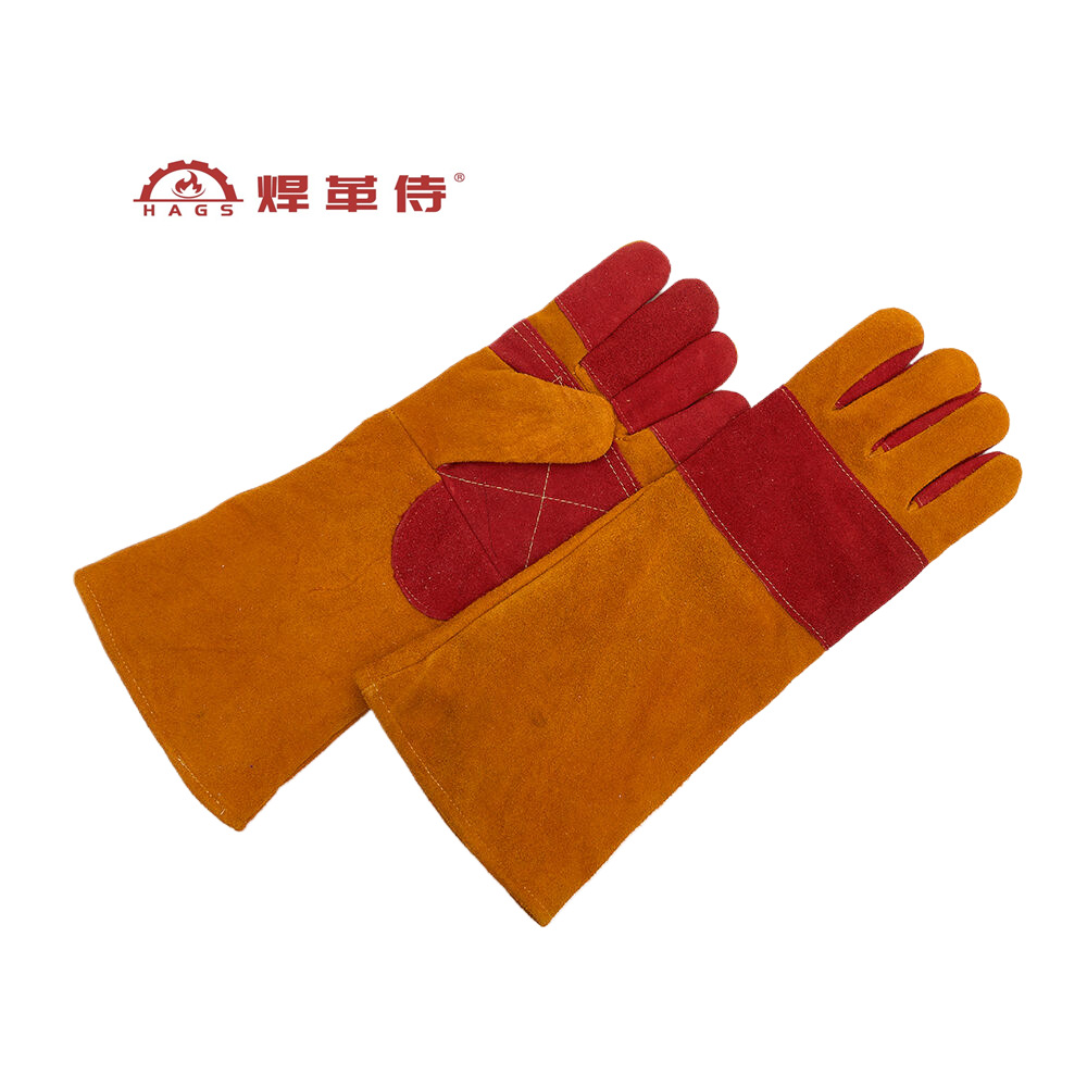 焊革侍牛二层防抗猫狗宠物撕咬劳保安全工作手套