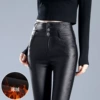 Three buckle thin velvet