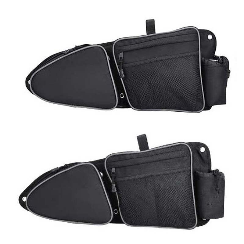 North Star RZR black driver co-pilot side door bag storage waterproof bag knee pad UTV side bag side bag front door bag