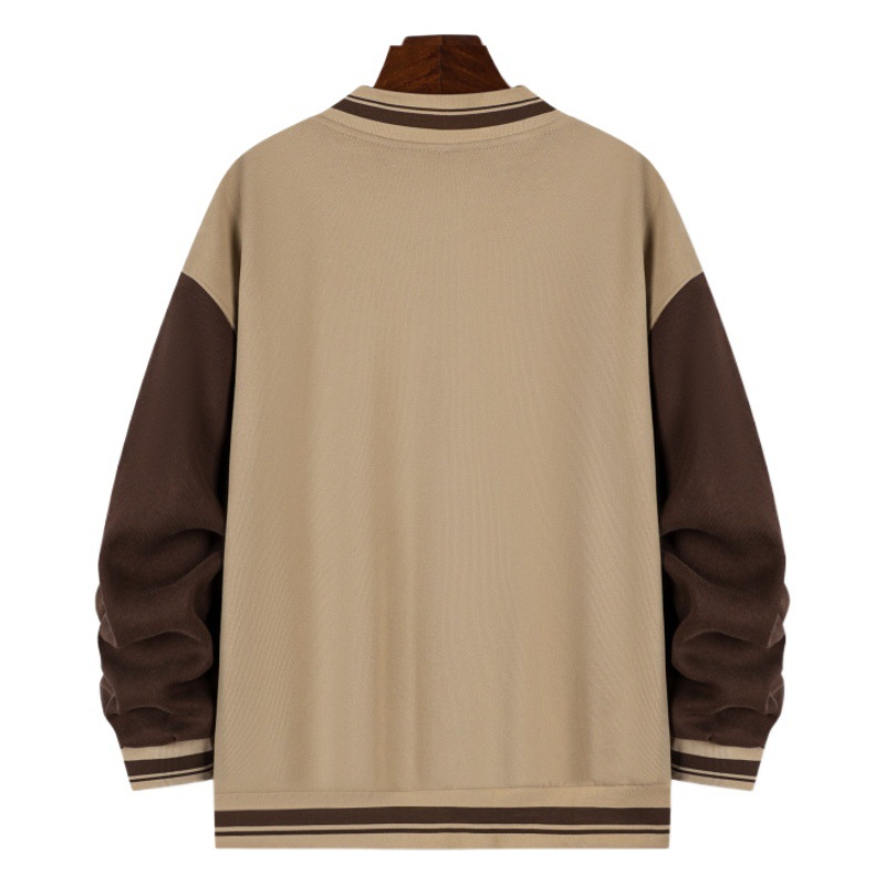 Silver Fox Velvet Drop-hombro uniforme de béisbol impreso LOGO empresa Otoño e Invierno actividad uniforme estudiante clase uniforme bordado Diseño DIY