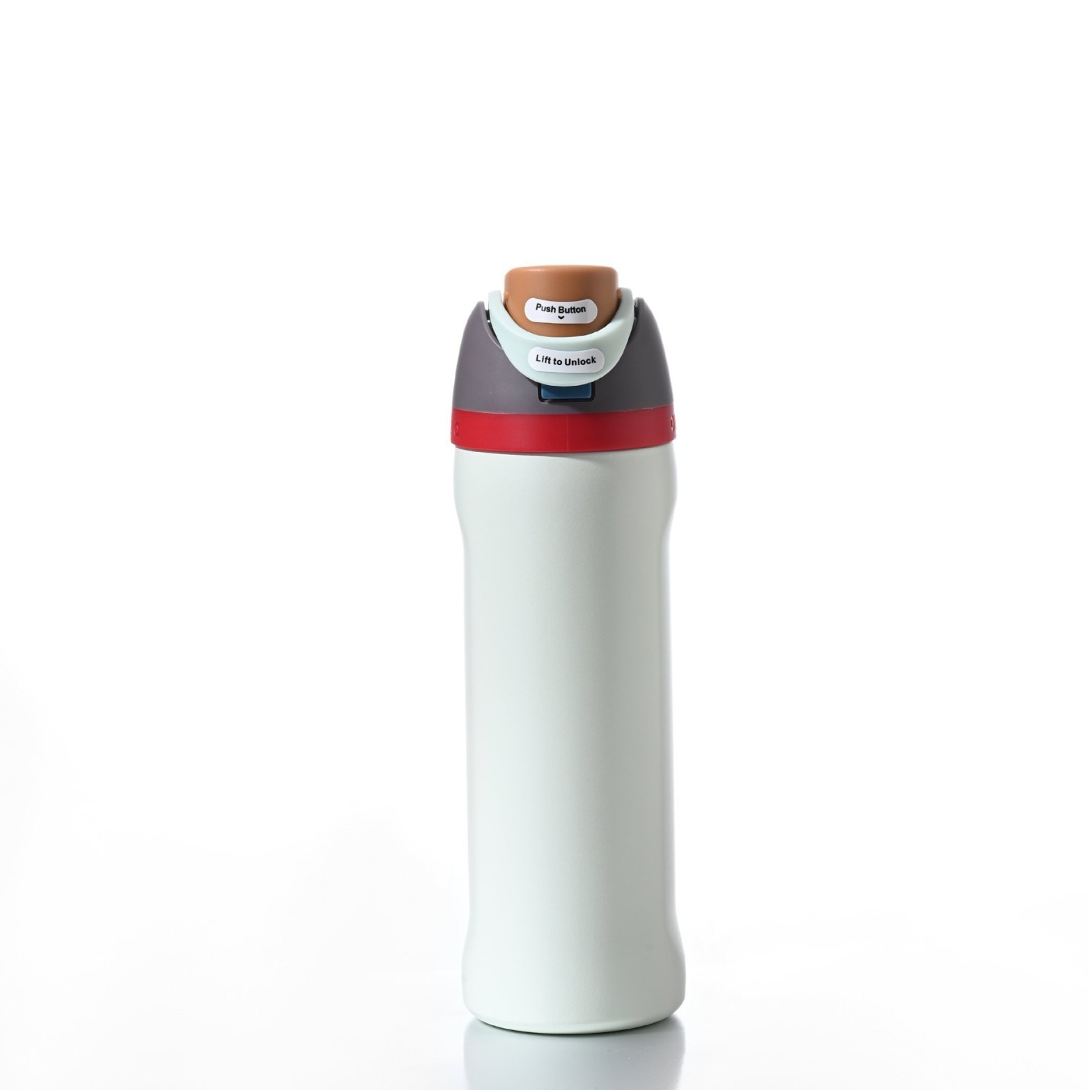 Vaso Aislado de Acero Inoxidable 304 Estilo Owala de Amazon con Asa, Botella de Agua Deportiva, Vaso de Doble Uso, Vaso para Agua, Regalo