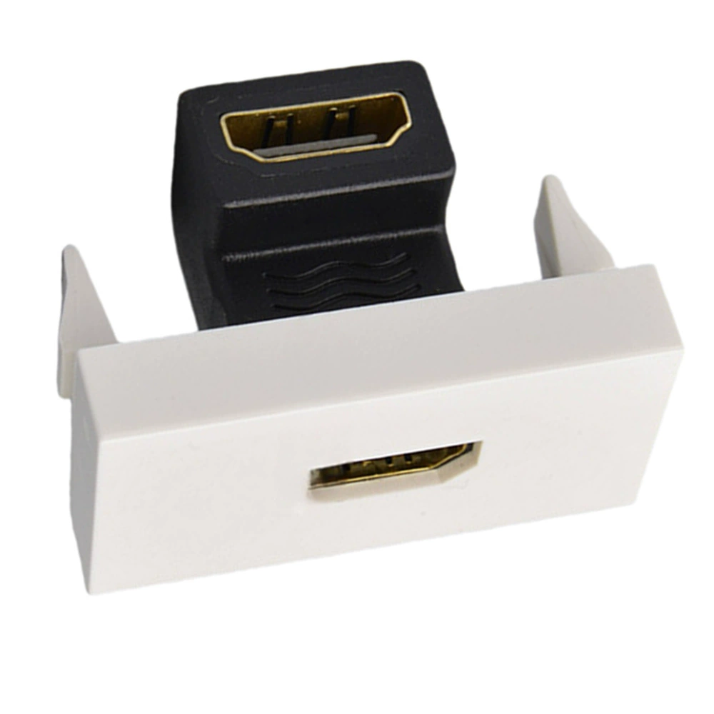French 86 type HDMI elbow module HDMI high definition digital TV socket 90 degree high definition ground plug panel function