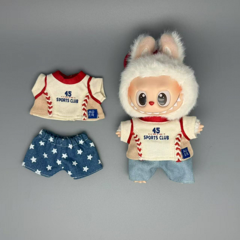 17cm Labubu Pants Trendy Jeans Labubu Doll Clothing Accessories 15cm Doll Pants in Stock 17cm Labubu Pants Trendy Jeans Labubu Doll Clothing Accessories 15cm Doll Pants in Stock