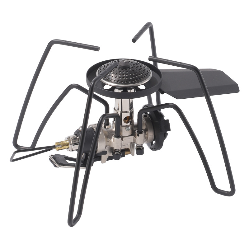 Arzător de camping pe gaz rezistent la vânt putere reglabilă_voghion.com