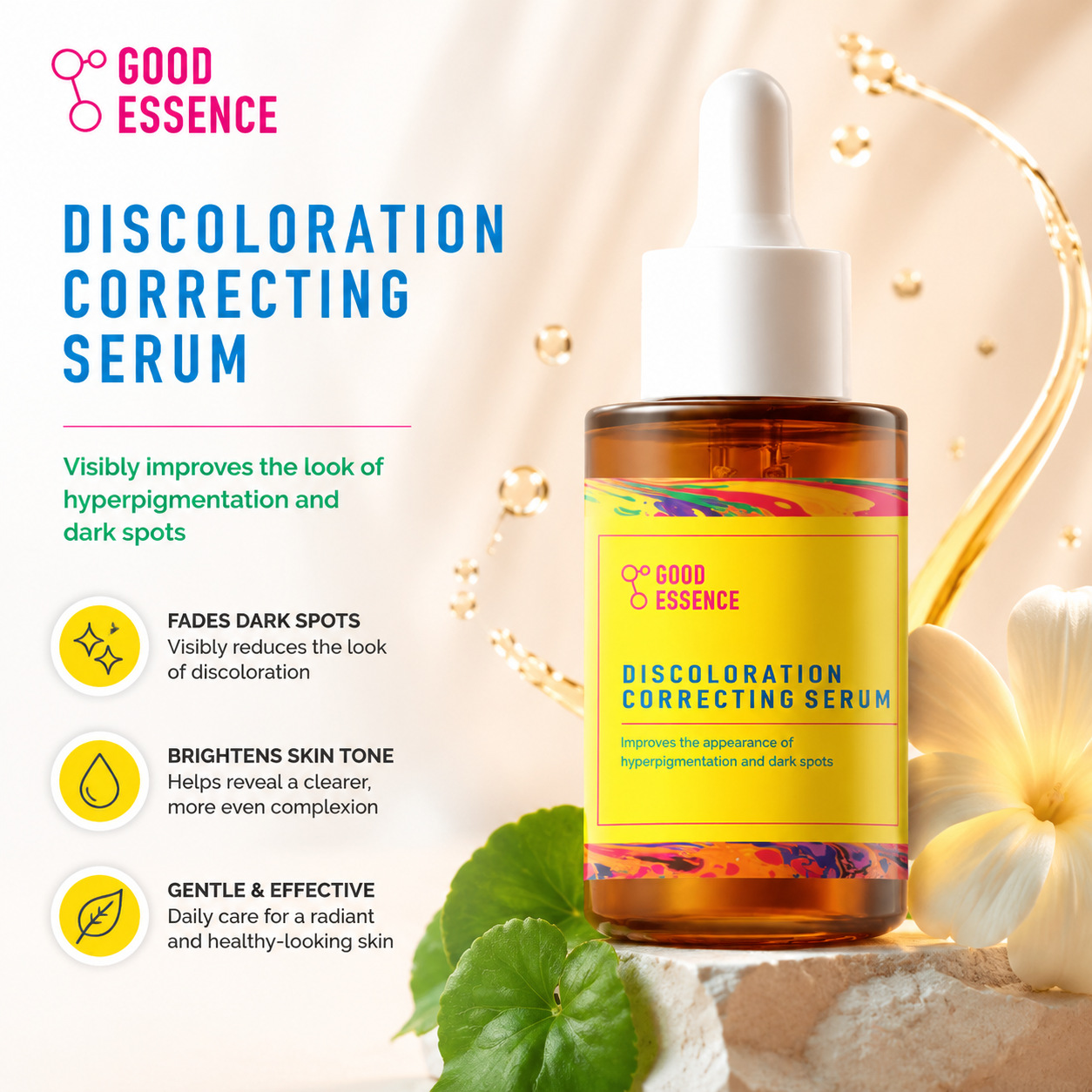 Cross-Border Niacinamide Serum Niacinamide Essence Smoothes Skin, Moisturizes, Fades Dark Spots and Corrects Them