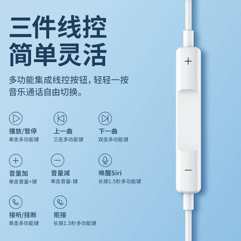 Huawei, Apple, наушники, совместимый мобильный телефон, проводное управление, 3,5 мм