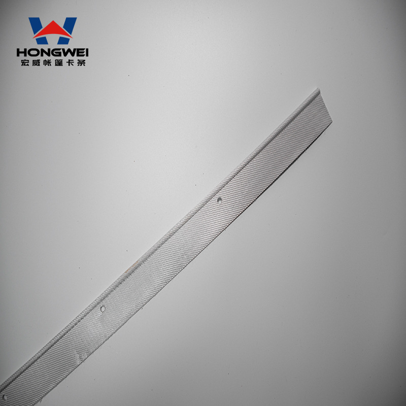 厂家现货供应 单芯无边打孔篷布包边条 金属卡槽配件 帐篷卡条