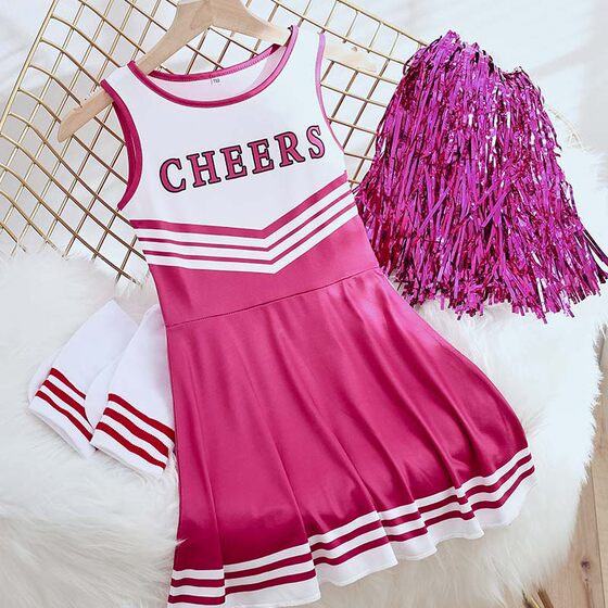 Parent-Child Children's Sports Performance Suit Cheerleading Dancing Suit Dress Student Cheerleader Performance Competition Suit