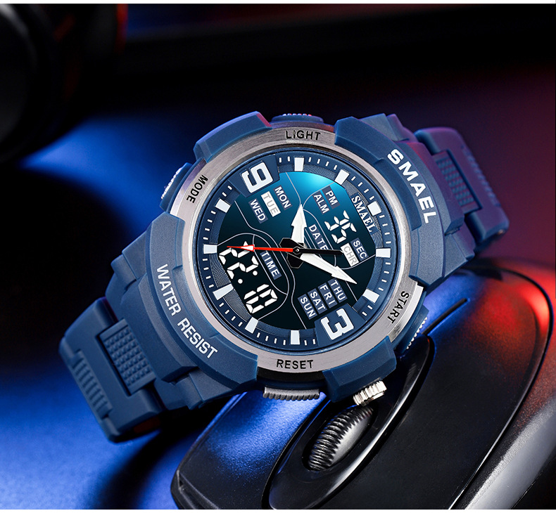 New Hot Selling Watch SMAEL Casual Fashion Watch Alloy Multifunctional Waterproof Outdoor Men's Detachable Electronic Watch_voghion.com