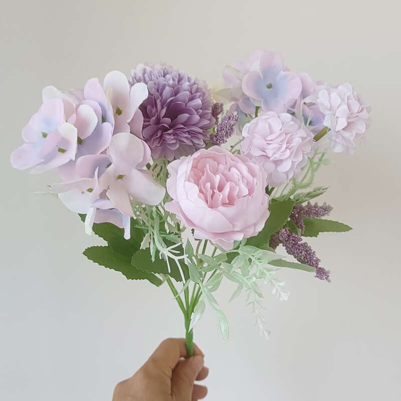 Peonía Hortensia-púrpura