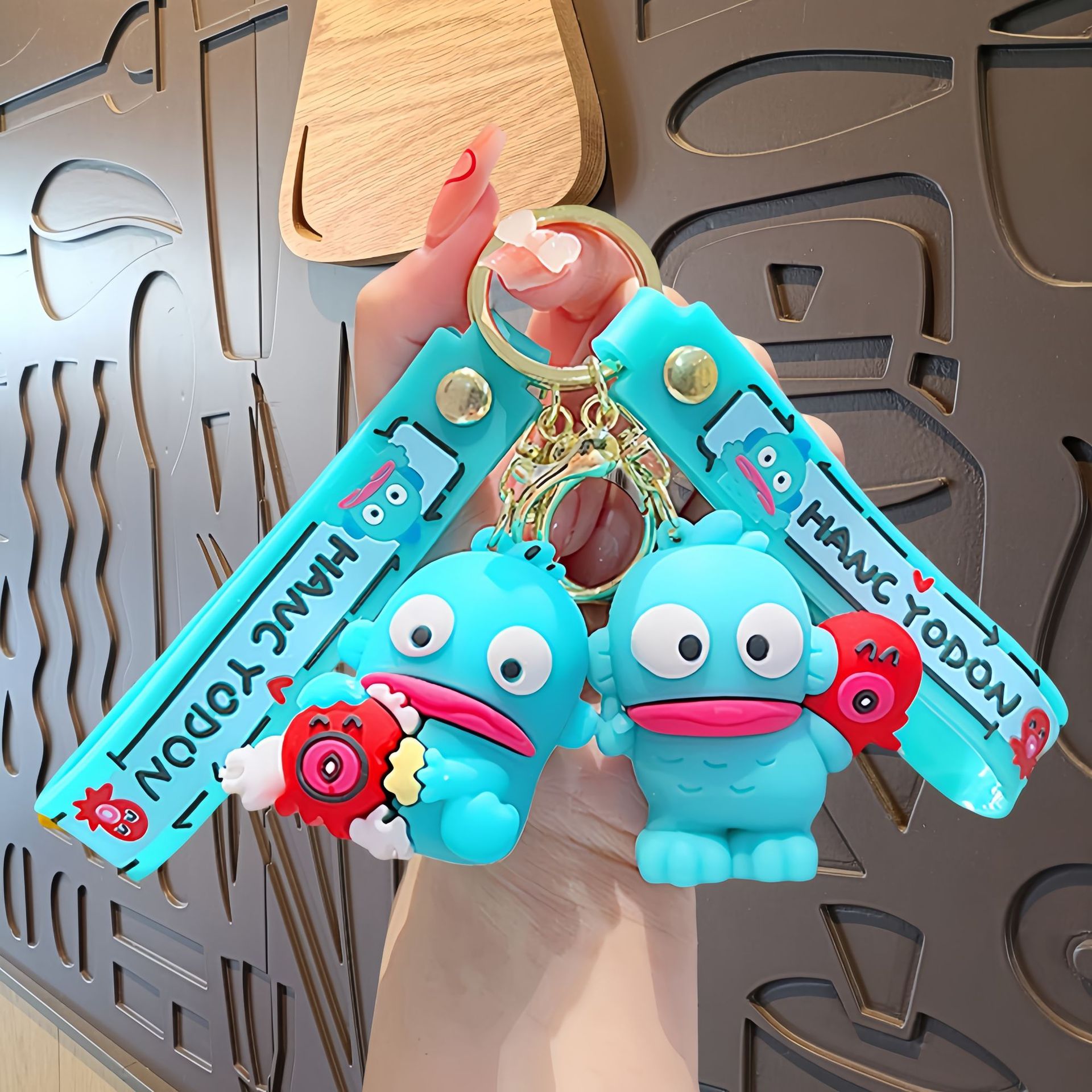 Clownfish Cartoon Keychain Cute Sanrio School Bag Pendant Car Keychain Accessories Doll Machine Small Gift