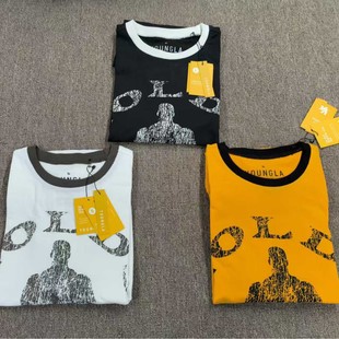 New American Youngla Joint Goldsgym Sports Short-Sleeved Tshirt Fitness Casual Stretch Cotton Men