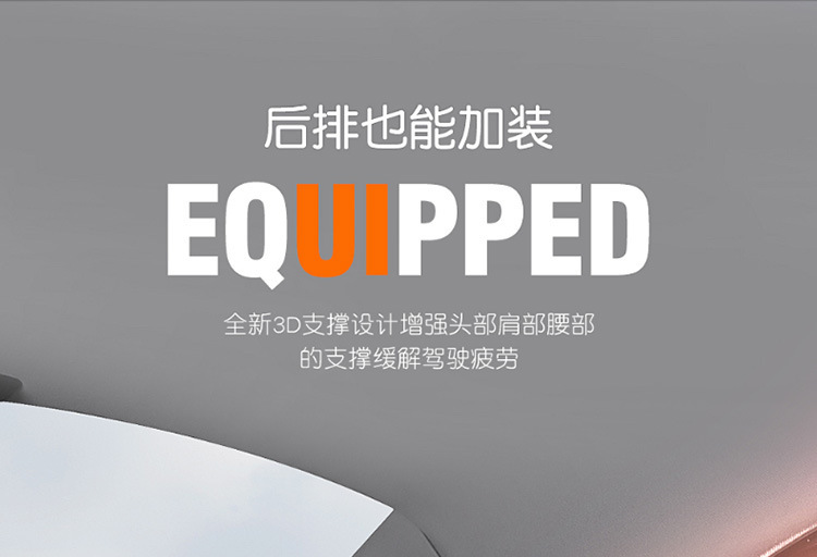 Car Headrest and Lumbar Support Set Car Seat Support Car Lumbar Support Pillow Memory Foam Set Cross-Border Customization