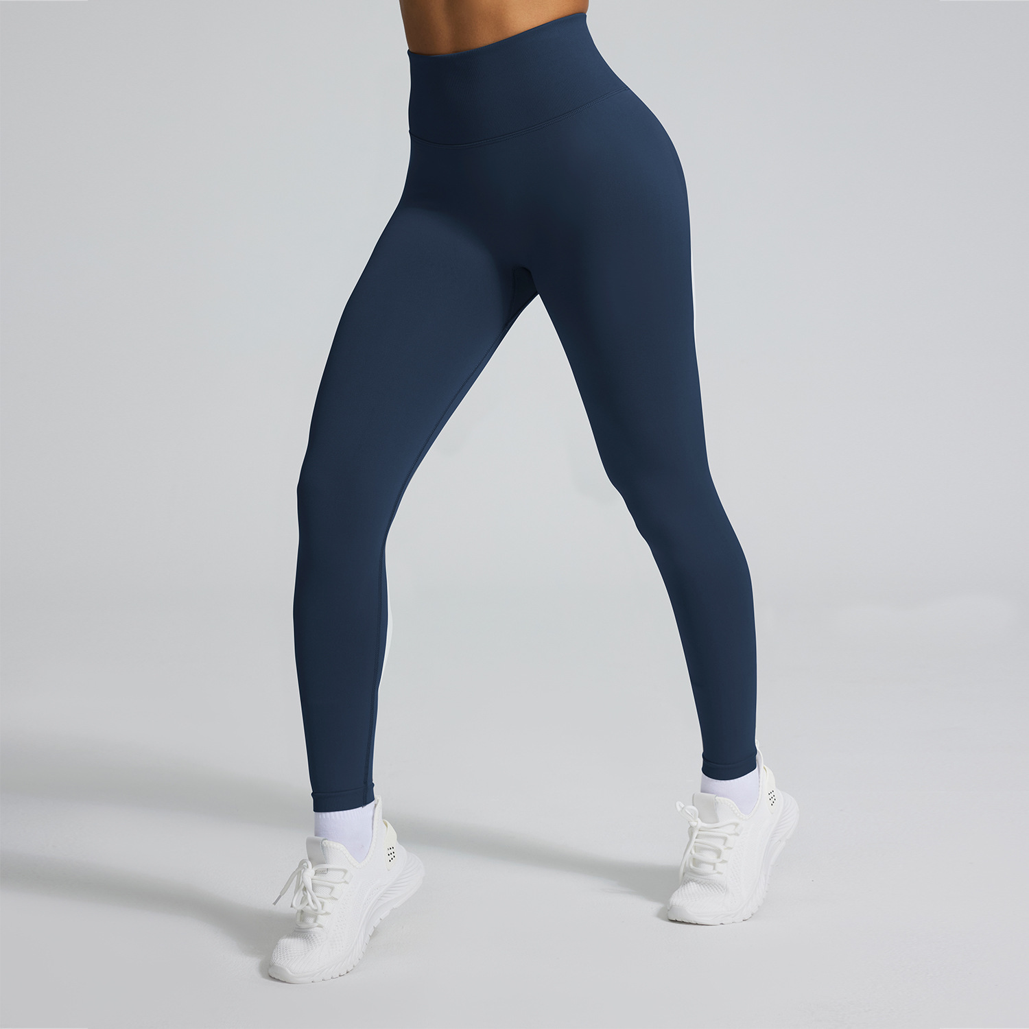 Pantalones de yoga deportivos de cadera de melocotón sin costuras transfronterizos pantalones de yoga de cintura alta elásticos para mujer