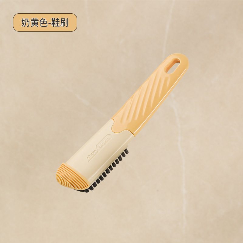 Cepillo de zapato de chocolate, cepillo de ropa, cepillo pequeño de plástico simple para el hogar, cepillo de limpieza de zapatos, cepillo de tablero, zapatos de lana suave multifuncionales