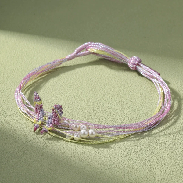 8.Purple butterfly bracelet
