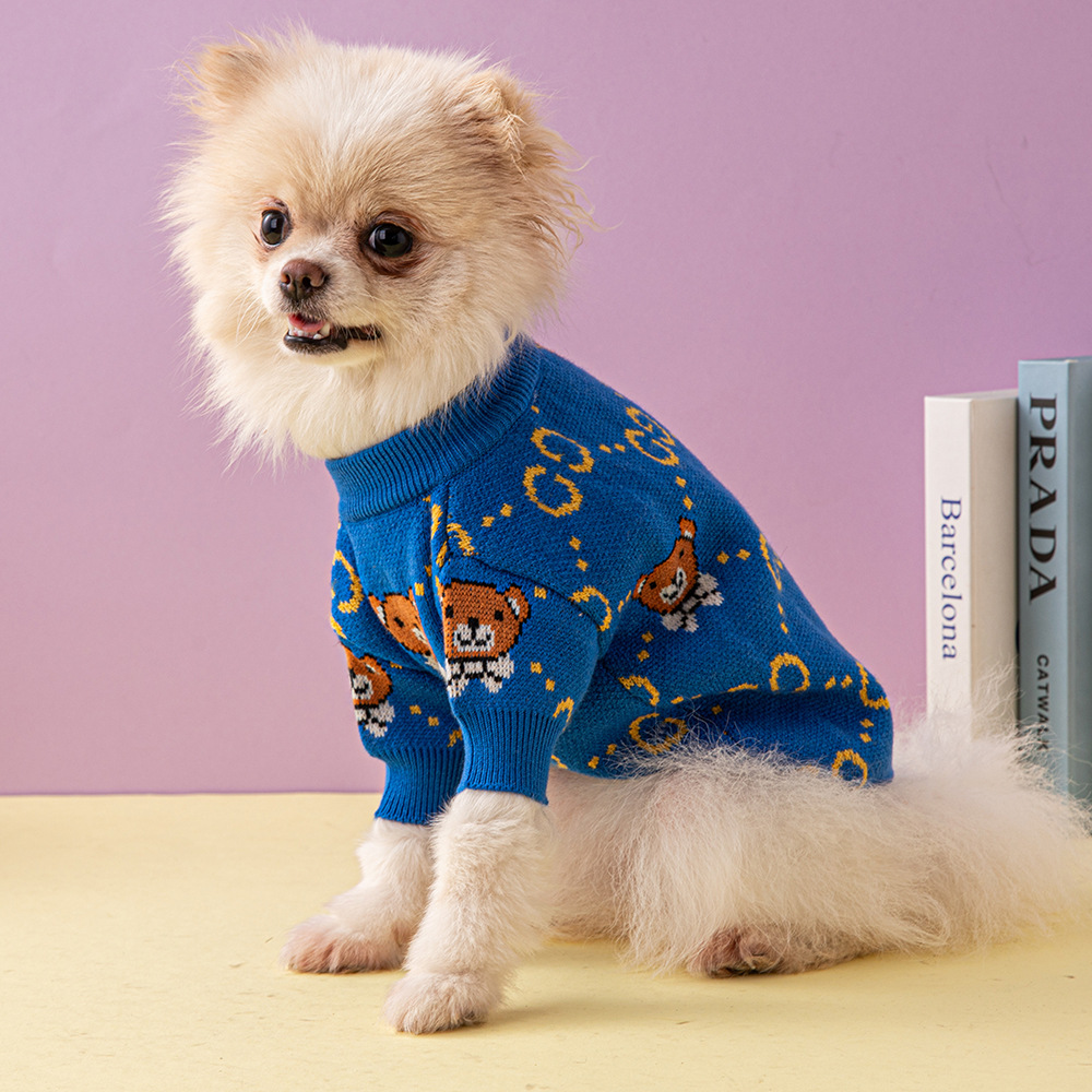 Bear Give Fashion Tide Pet Sweater Corki Snow Dog Dog Clothing…