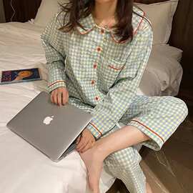 开衫睡衣女秋季网红2025年新款直播长袖长裤大码家居服两件套秋冬