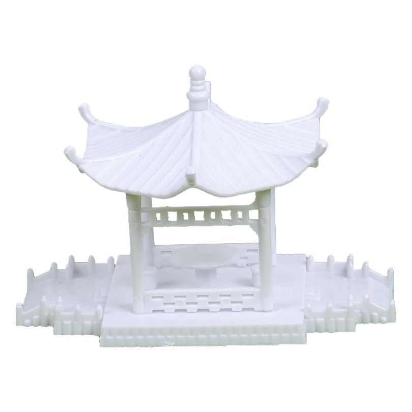 DIY modelo arena Mesa material Parque Fondo montaje pabellón hexagonal pabellón