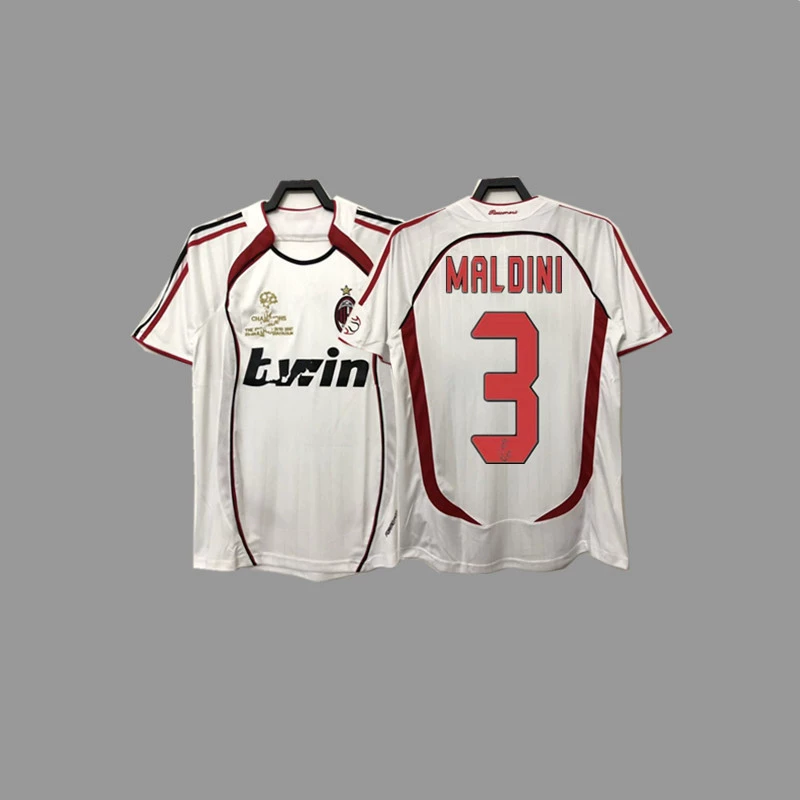 Ретро футбольные формы Boca Carlos Need Ronaldo Bajo Beckham Zidane Maldini AC Ronaldo майка