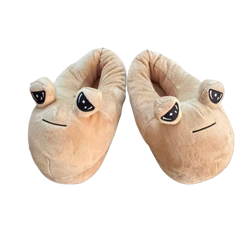 Cross-Border Hot Selling My Pet Alien Plush Cotton Slippers Snail Doll Cute Home Cotton Slippers Wholesale