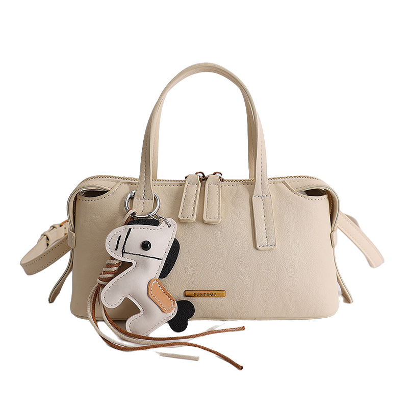 Textura pequeña bolsa cuadrada para mujeres 2026 nuevo estilo japonés estilo coreano bolso de mano casual diario temperamento simple retro