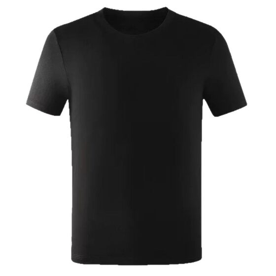 Three-Proof White Small T-Shirt for Men and Women, Solid Color Round Neck Short-Sleeve Base Shirt, Pure Cotton Casual Versatile Waterproof and Stain-Resistant T-Shirt for Wholesale
