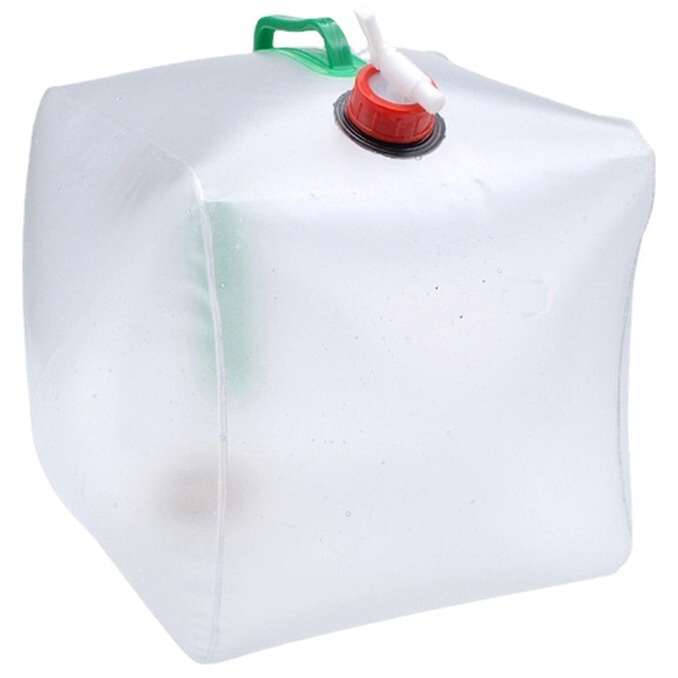 アウトドア大容量ポータブル水入れポットプラスチックバケツキャンプ装备用品20L折りたたみ水袋|undefined