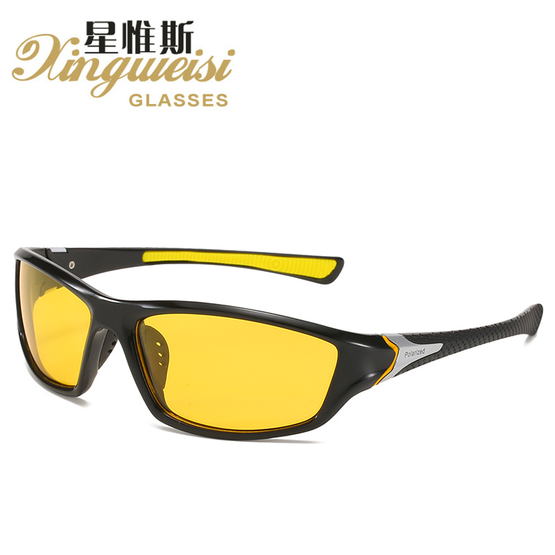 2023 New Polarized Night Vision Goggles Sports Glasses Men's Trendy Sunglasses Men's Outdoor Cycling Sunglasses Men's D120