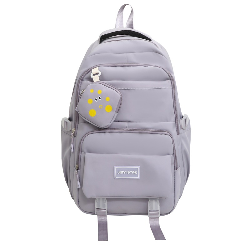 Mochila de tendencia de alta capacidad JIAYISTAR ocio estilo de la escuela de moda multifuncional mochila de estudiantes image 10