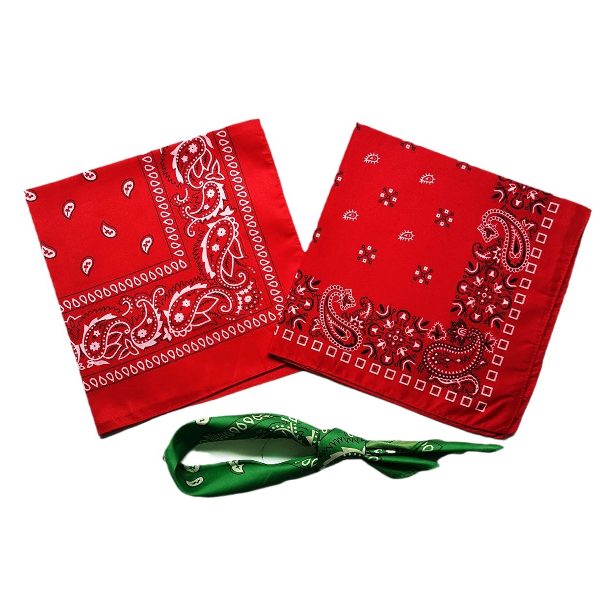 Polyester Paisley Scarf, Versatile Headscarf for Amazon, European and American Hip-Hop, Street Dance, Outdoor Sports