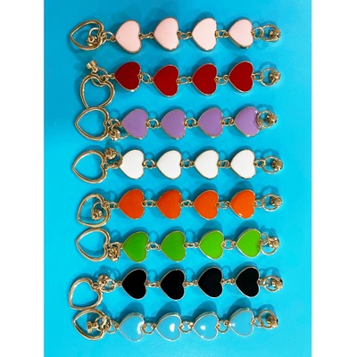 love Bracelet parts Phone shell jewelry diy Drip Head monk Hollow Peach Stick drill Material Science Pendant originality