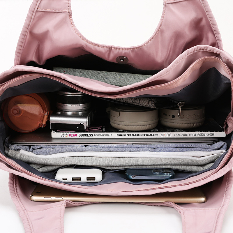 Bolsa de Yoga y Gimnasio de Tela Oxford Transpirable y Expansible para Viajes de Ocio image 4