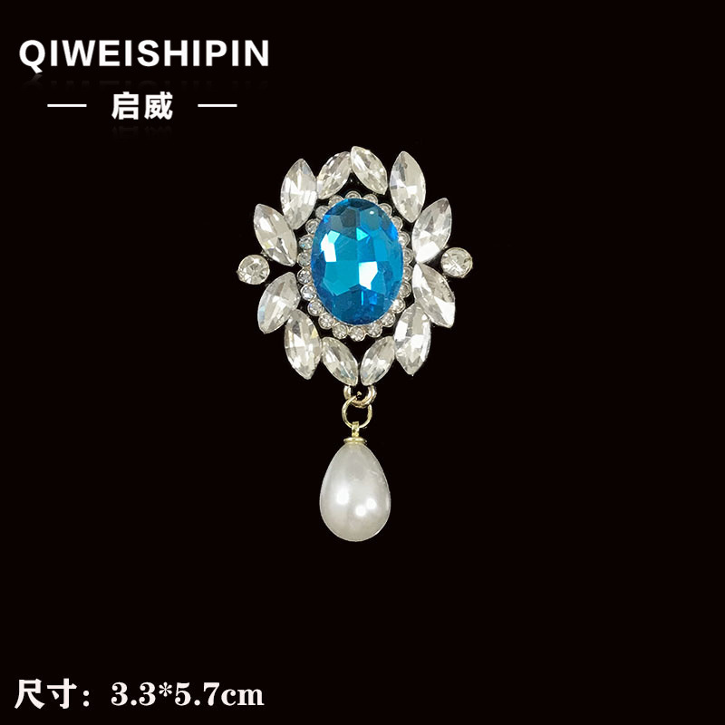 Qiwai 新しいクリエイティブ diy ダイヤモンドパールフラワー太陽神花宝石ペンダント蝶ネクタイアクセサリー合金アクセサリー|undefined
