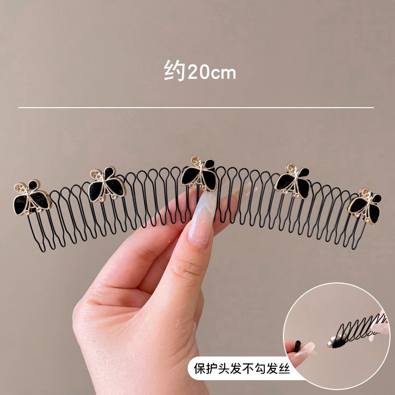 Arteto de cabello roto para niños, niña, peine para el cabello, horquilla en la frente, princesa, peine en la parte posterior de la cabeza del bebé, horquilla, tocado